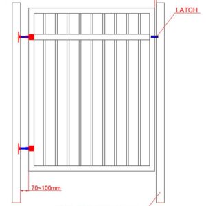 1700mm (H) x 1000mm (W) FLAT WINDOW TOP POF