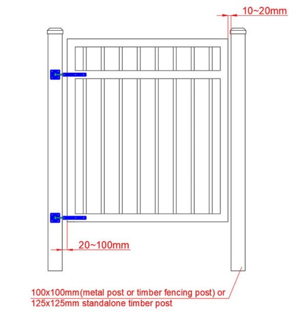 1700mm (H) x 1000mm (W) FLAT WINDOW TOP POF