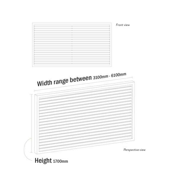 SLSG Sliding Aluminium Gate Driveway Gate - Metallic